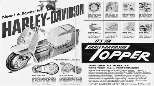 Topper, la scooter de Harley-Davidson