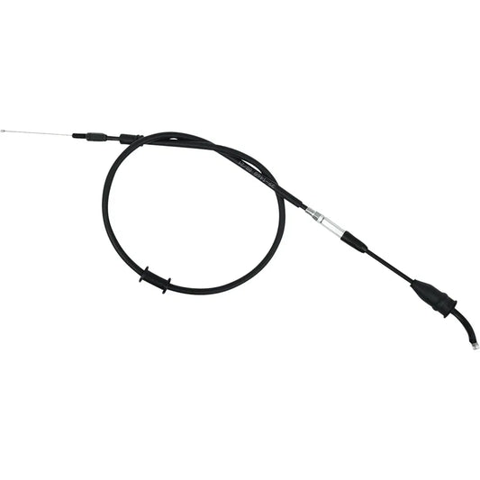 Cable del acelerador de vinilo negro.