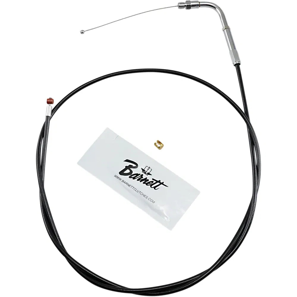 Cable de acelerador/ralentí de vinilo negro