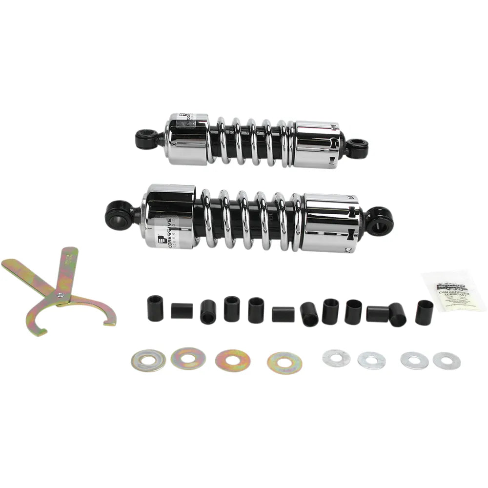 Shocks - 412 Cruiser Series - Chrome - 11" - Standard