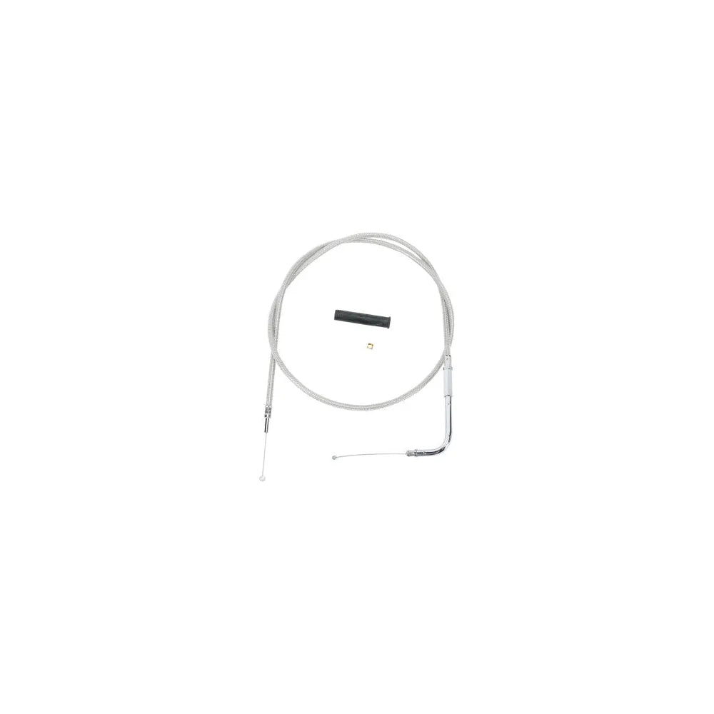 Chicote acelerador de acero trenzado 48-1/2"