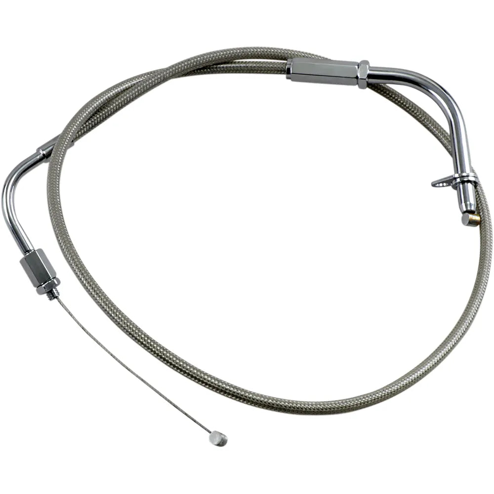 Throttle Cable - Pull - Yamaha - Stainless Steel