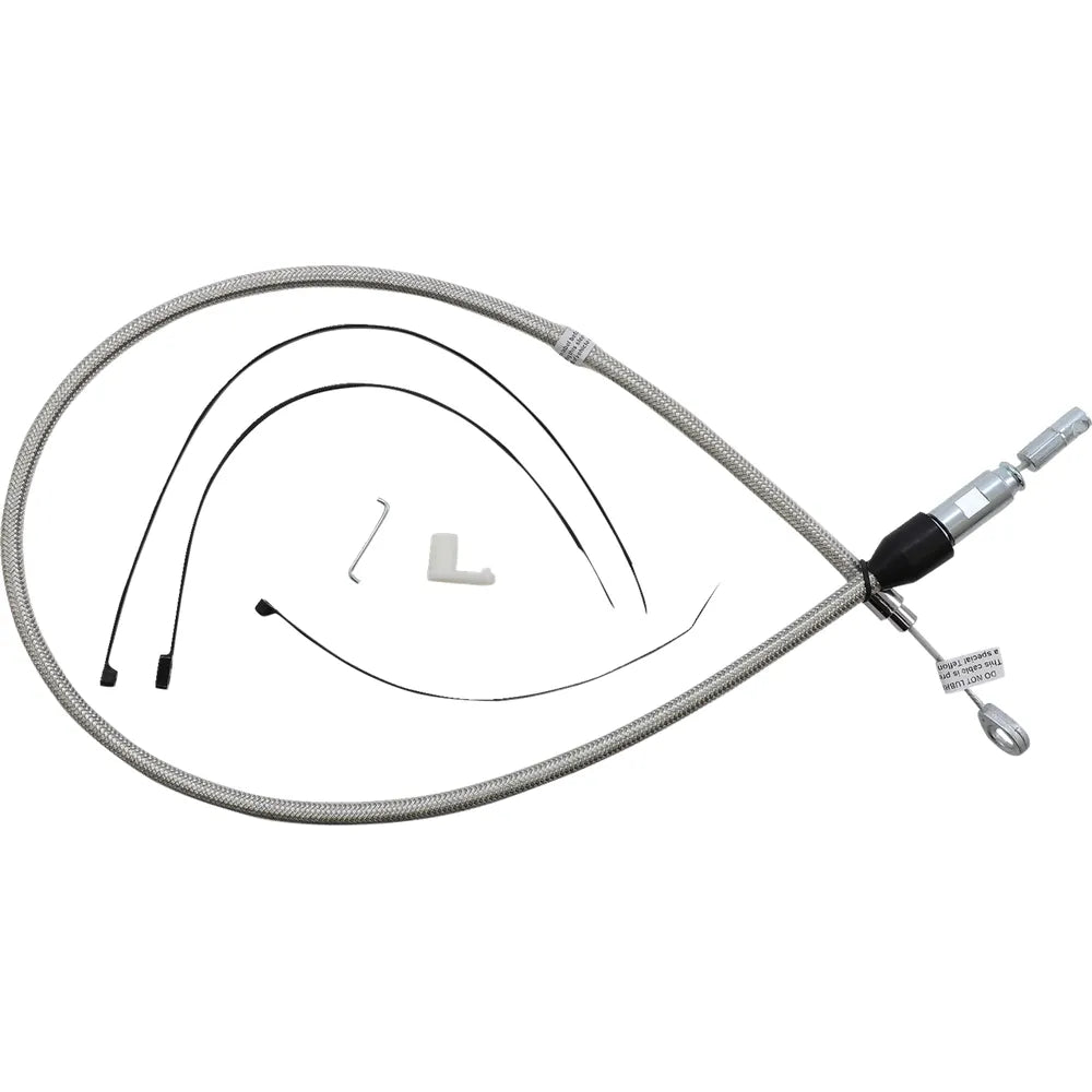 Cable de embrague superior de conexión rápida de acero inoxidable pulido - Cable de embrague superior de conexión rápida de acero inoxidable pulido - 36"