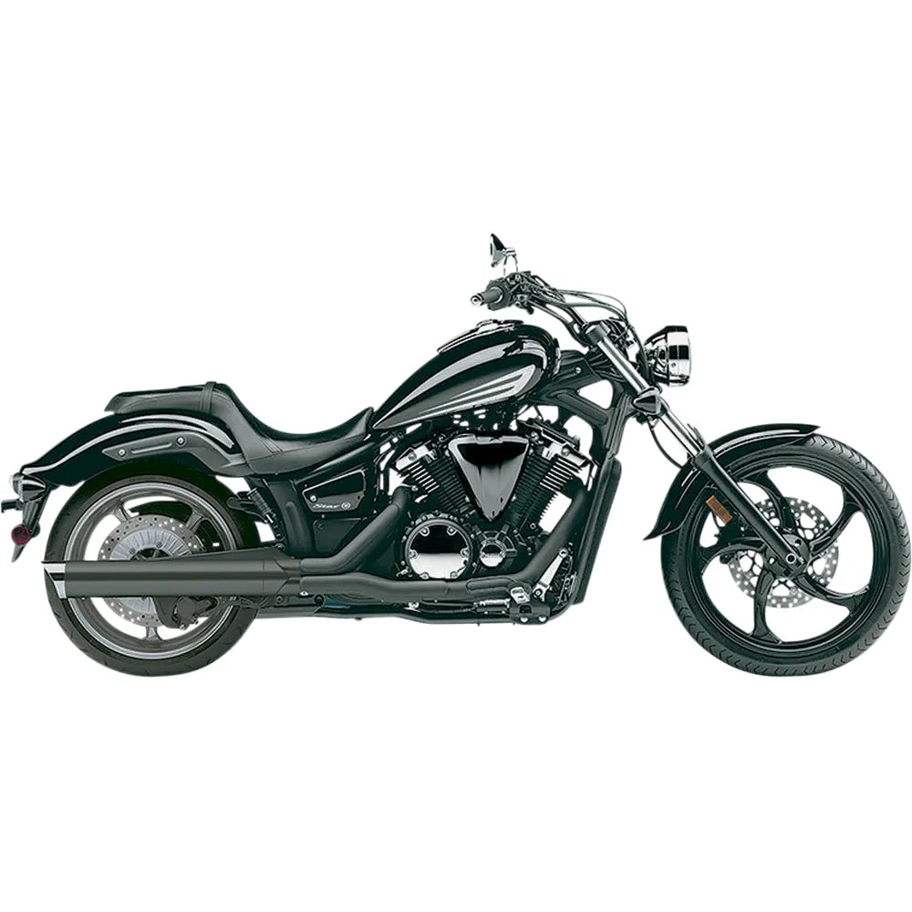 Scalloped Muffler - Black - '11-'17 Stryker
