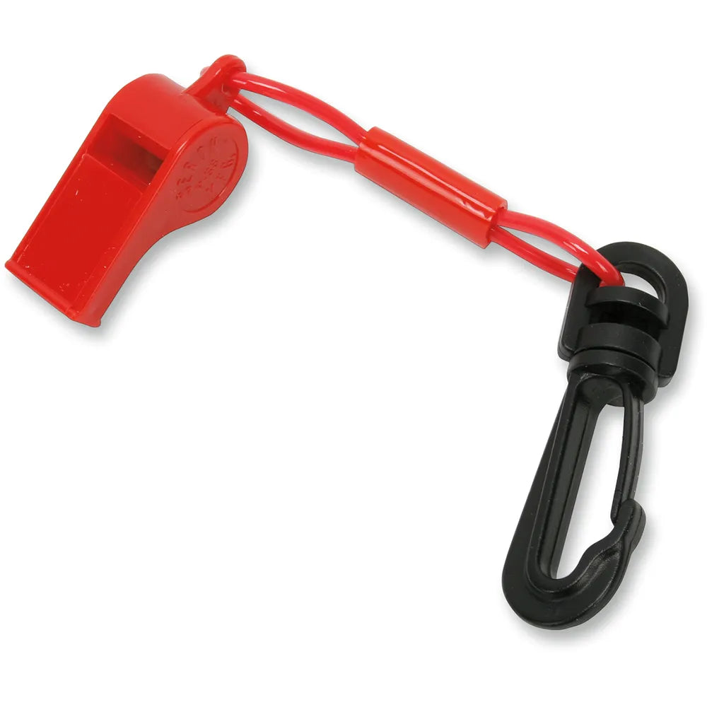 Whistle With Clip - Red