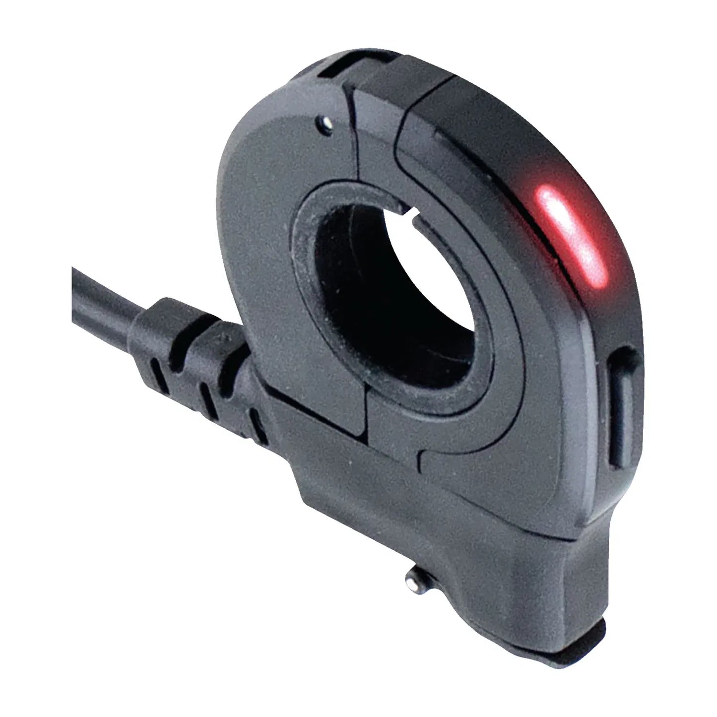 Interruptor de pulgar con agarre calefactable