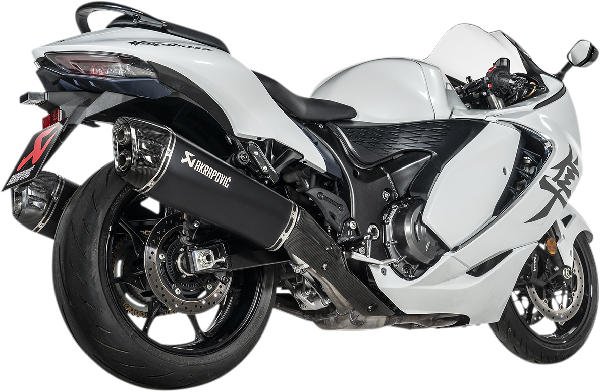 Escape Akrapovic - Slip-On Series Muffler - Titanium/Carbon Fiber - Black