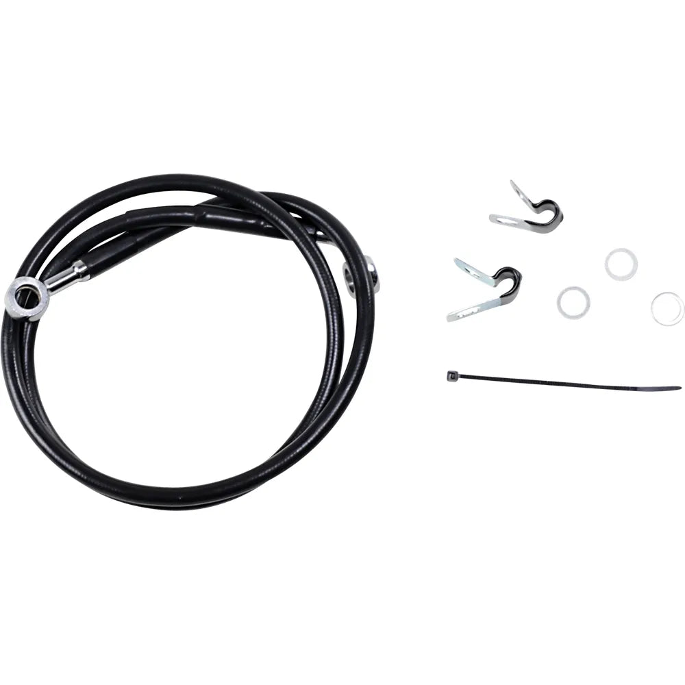 Front Brake Line XL883 04-10 Black