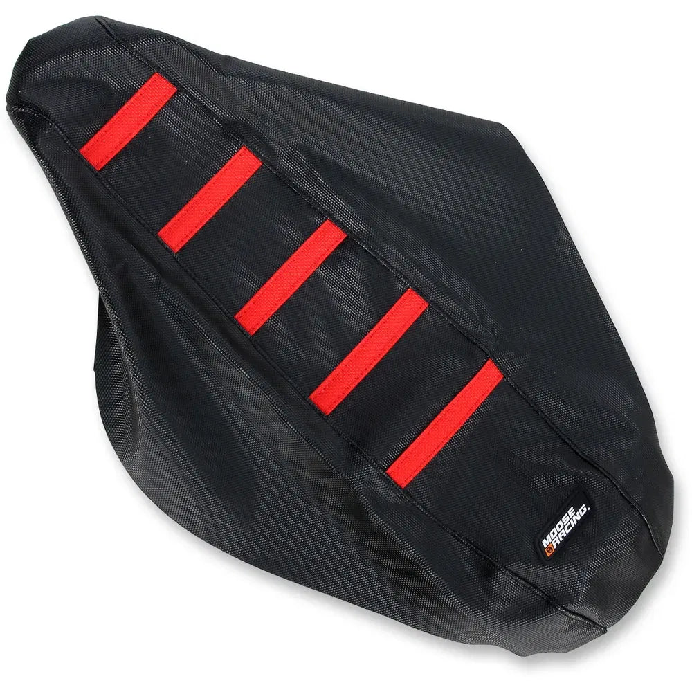 Ribbed Seat Cover - Red - Honda
