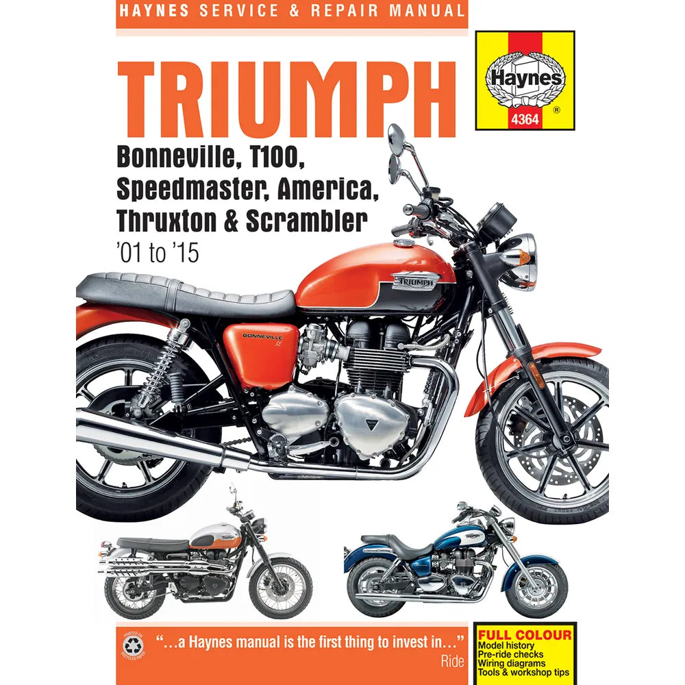 Manual - Triumph Bonneville '01-'15