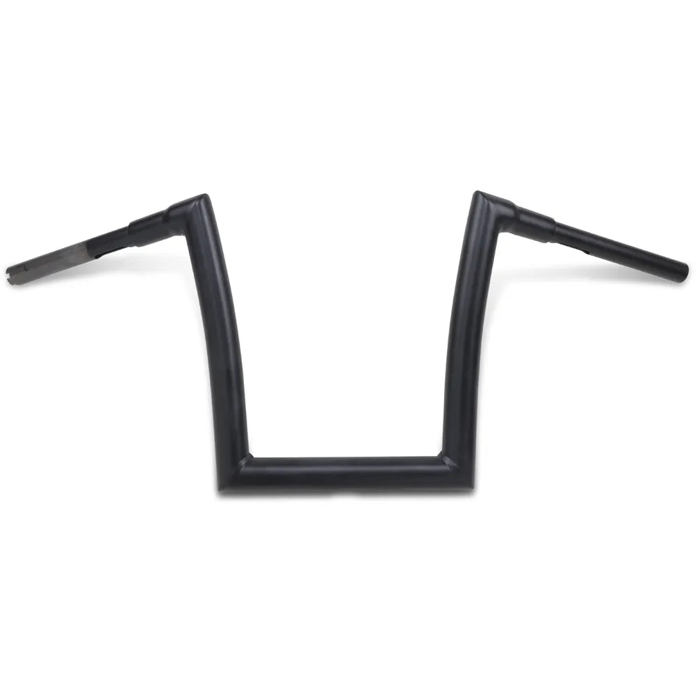 Flat Black 1-1/2" Strip Handlebar with 12" Rise