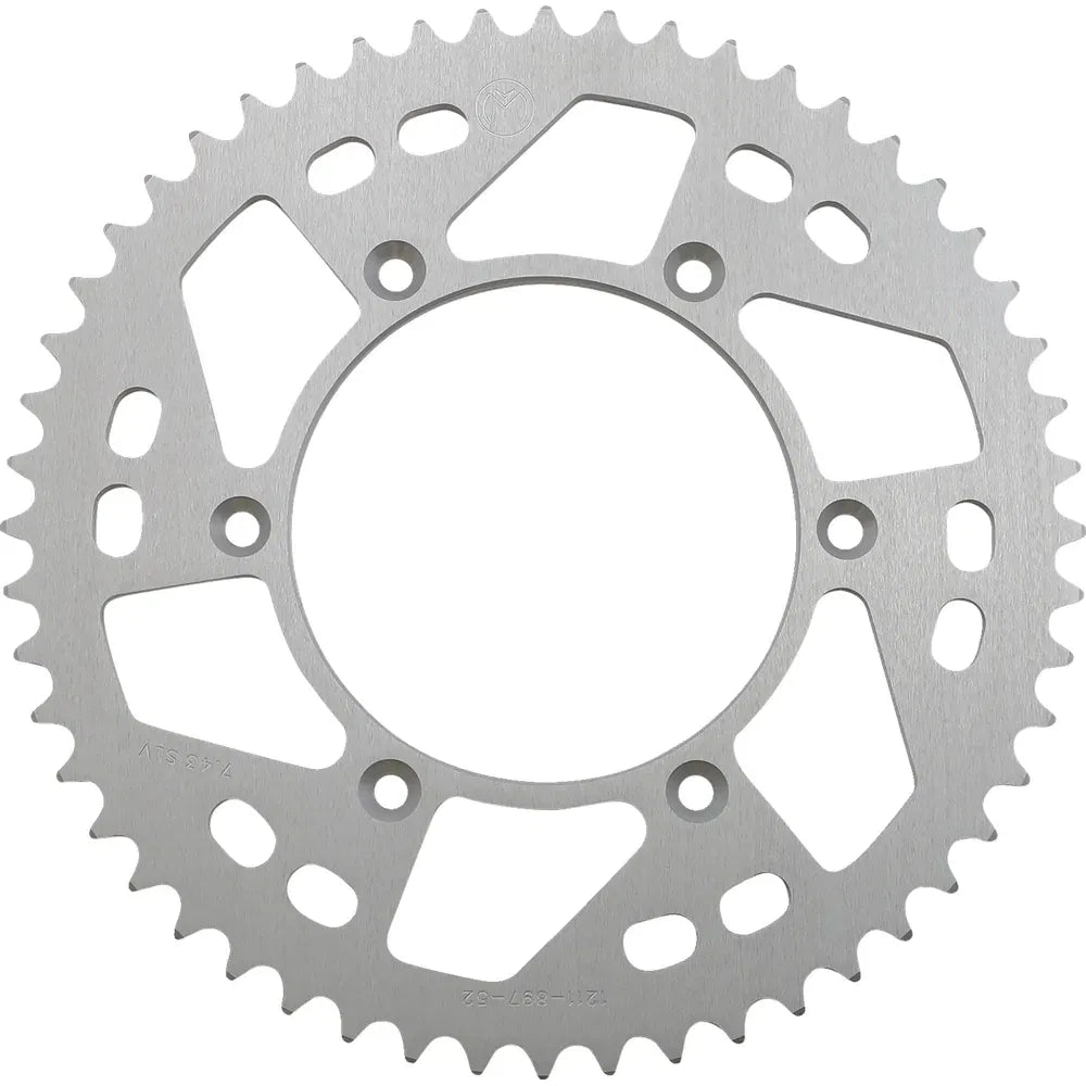 Corona Trasera Aluminio - Corona Trasera - Aluminio - 52 Dientes - Plata - Husaberg/Husqvarna/KTM