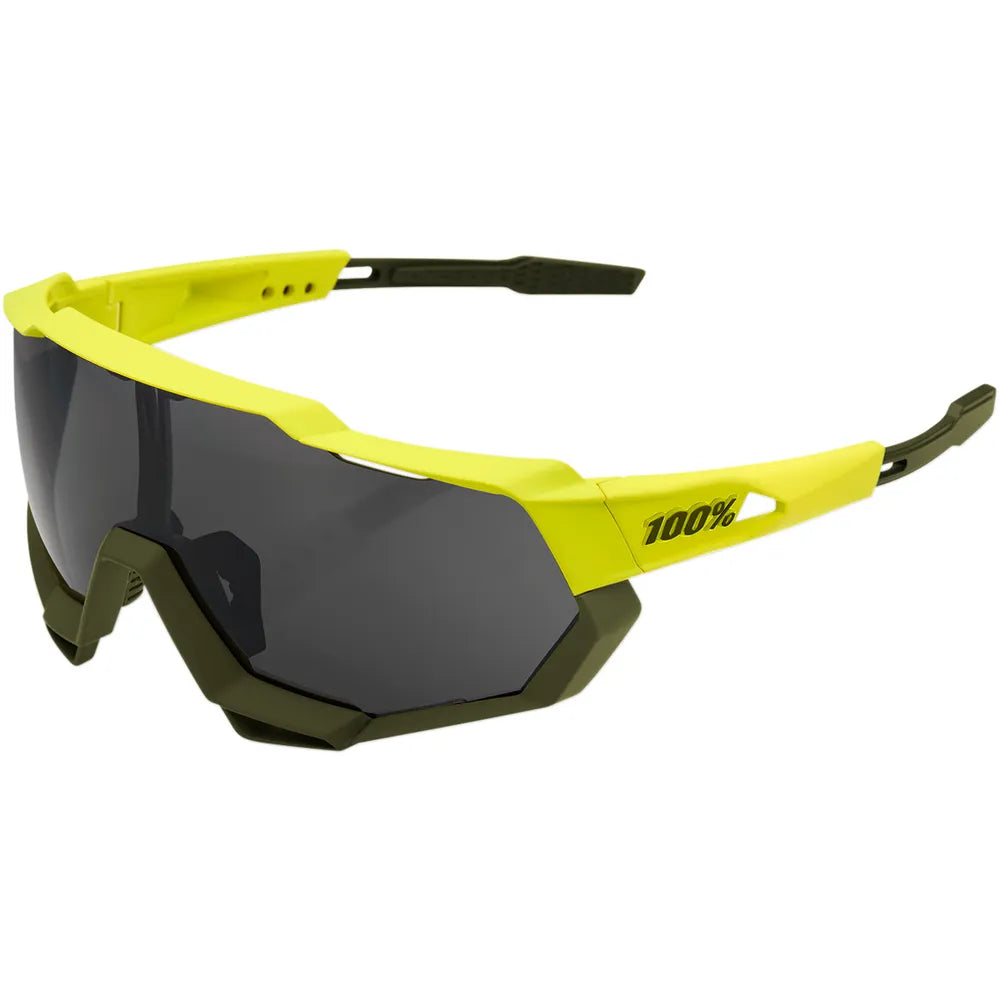 Speedtrap Sunglasses - Yellow - Black Mirror Lens