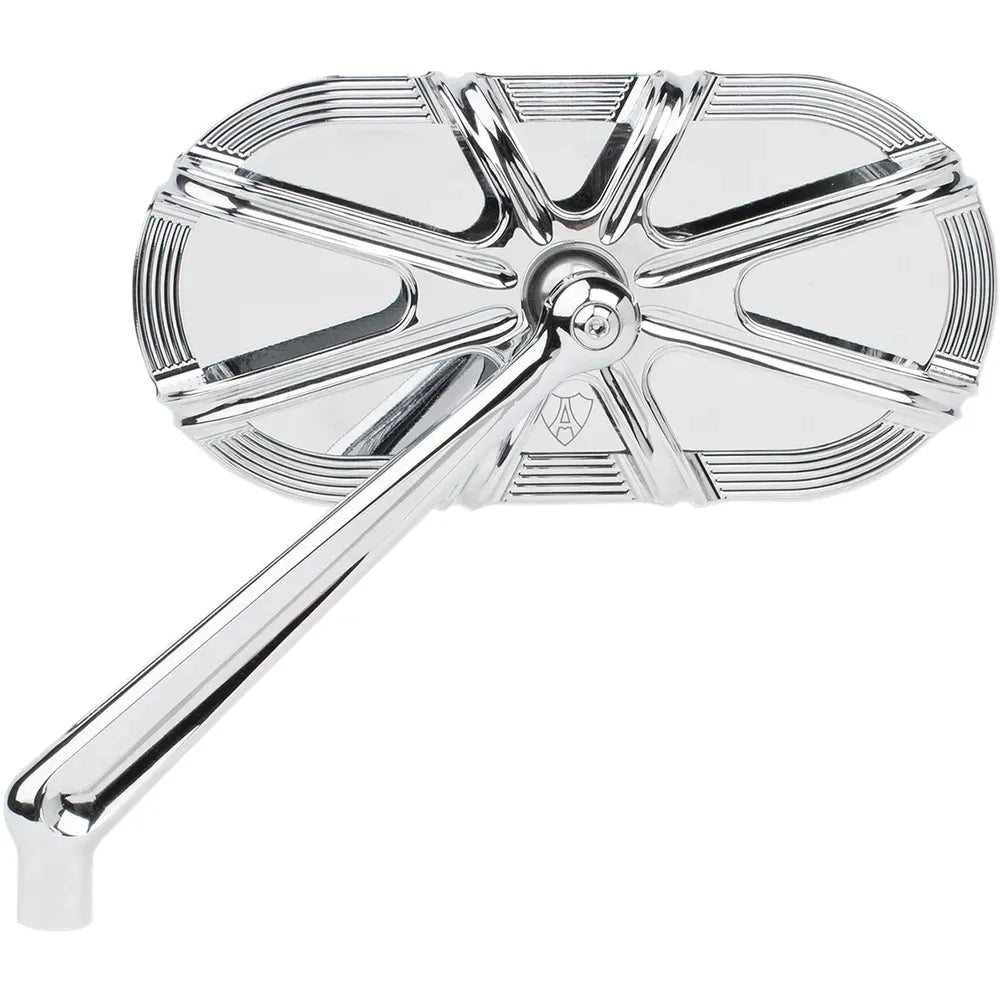 Deep Cut Mirror - Chrome - Left