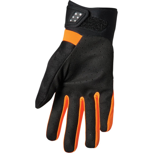 Guantes spectrum para clima frío naranja/negro