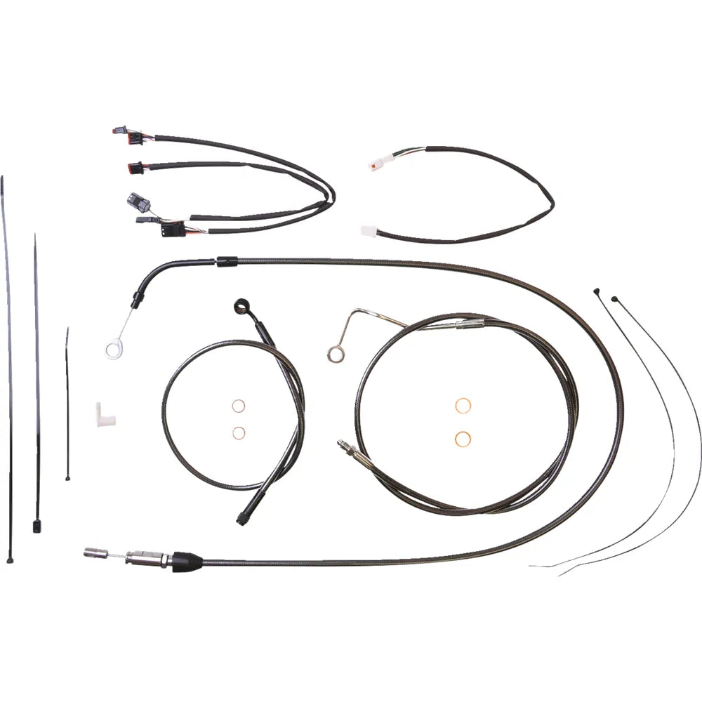 Kit de instalación de manillar de diseño Black Pearl™ - Kit de instalación de manillar de diseño Black Pearl™ - 12"-14" - FLH '21-'23
