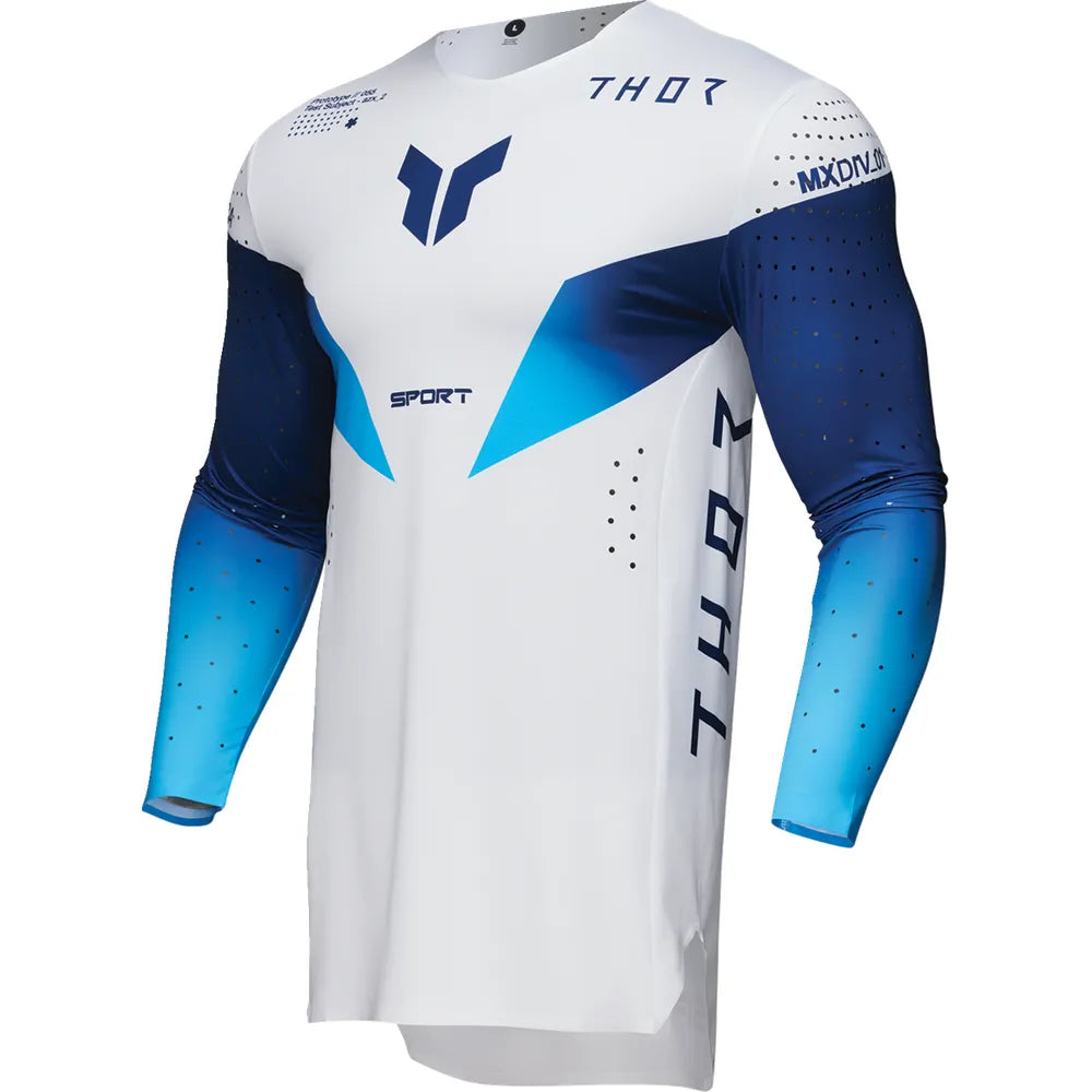 Camiseta Sportmode Strike: azul marino/azul/blanco