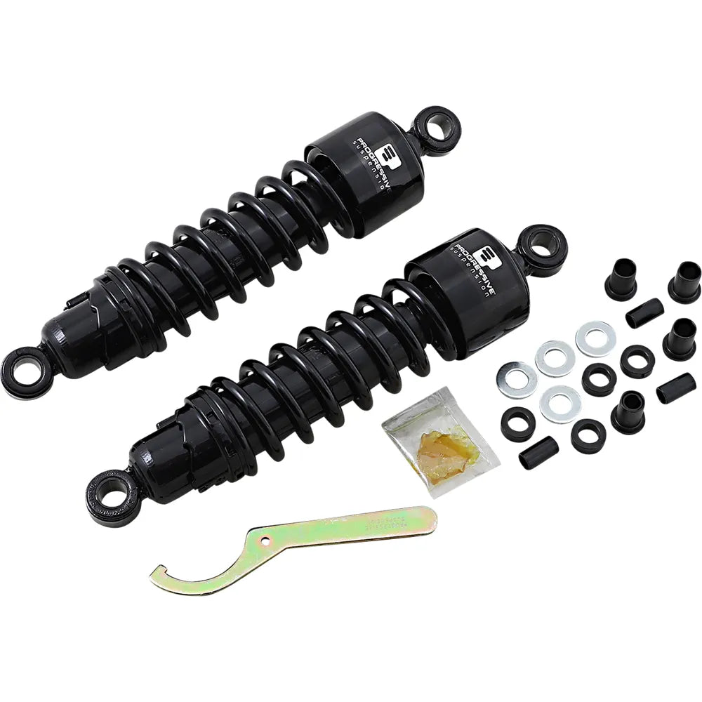 412 Series Shock - 12" - Standard - Black - FLH/T