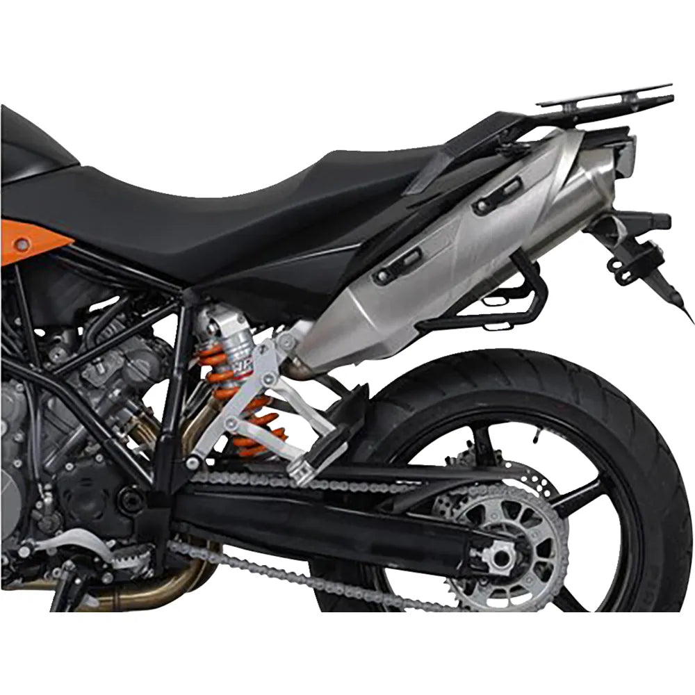 TRAX ADV Aluminum Case System - Black - KTM Super Moto 950/SMR 990/SMT 990 '05-'13