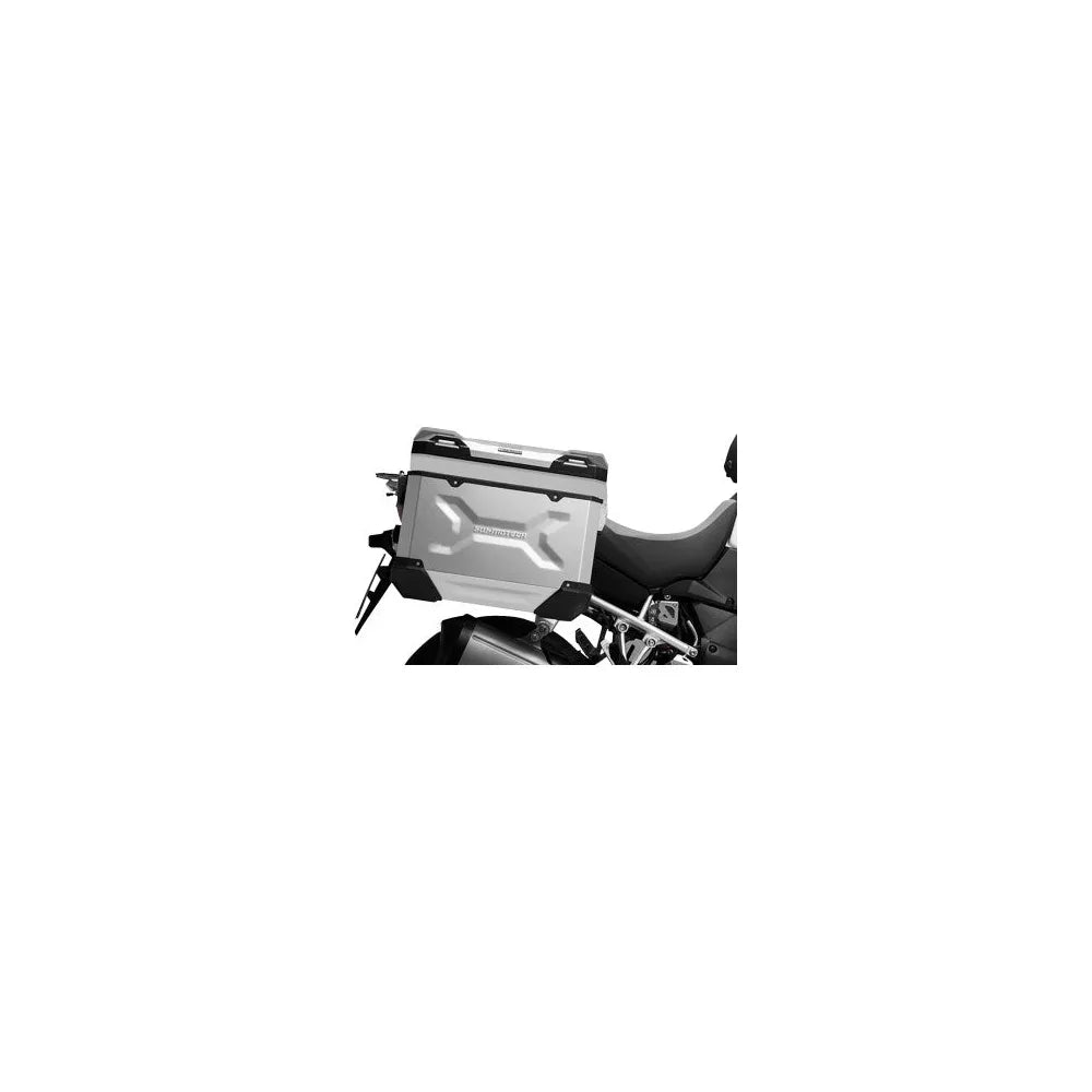 TRAX ADV Aluminum Case System - Silver - Honda Africa Twin '18-'24
