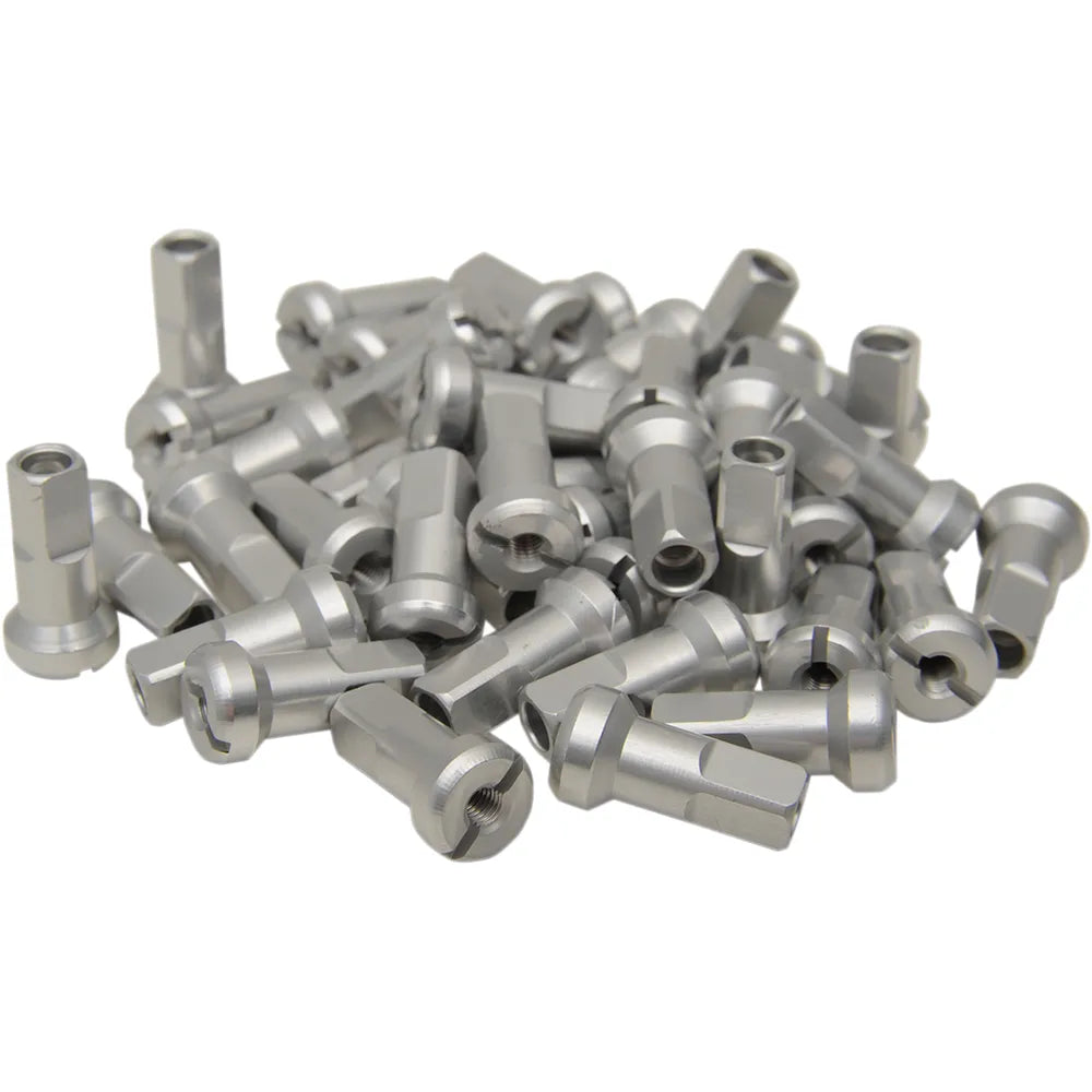 MX1 Nipple Set - Silver - 8 Gauge