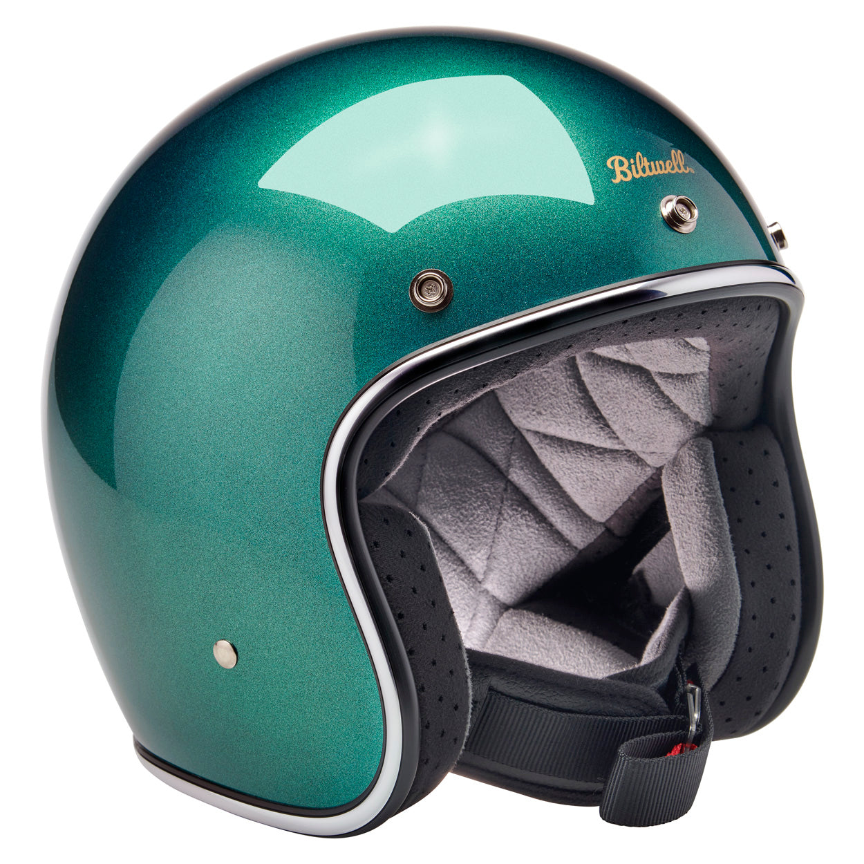 Casco Biltwell Bonanza - verde metalico catalina