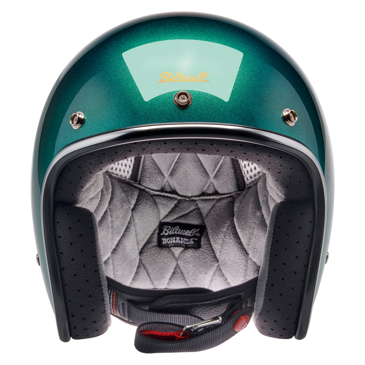 Casco Biltwell Bonanza - verde metalico catalina