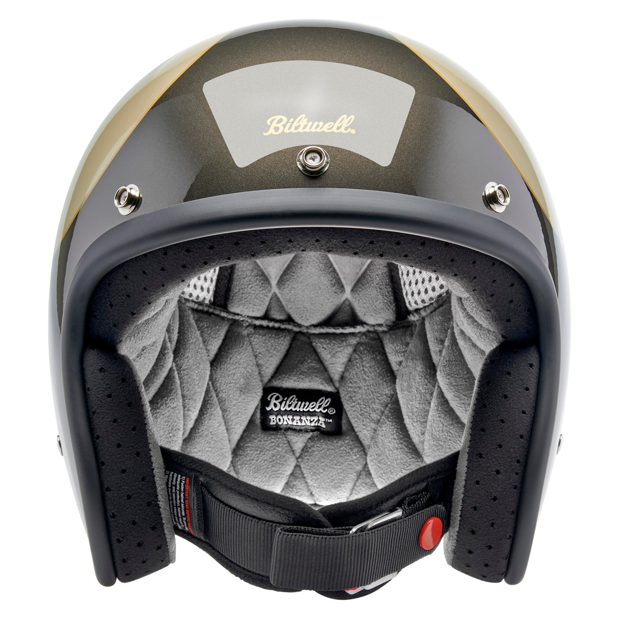 Casco Biltwell bonanza Scallop - Metallic Charcoal/Champagne