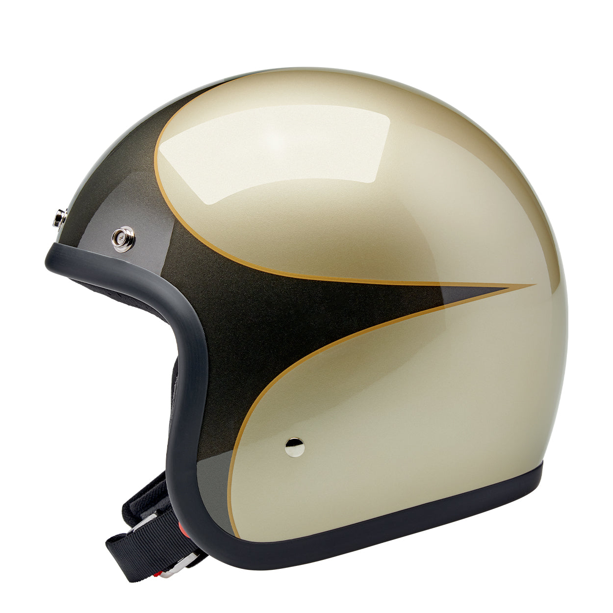 Casco Biltwell bonanza Scallop - Metallic Charcoal/Champagne