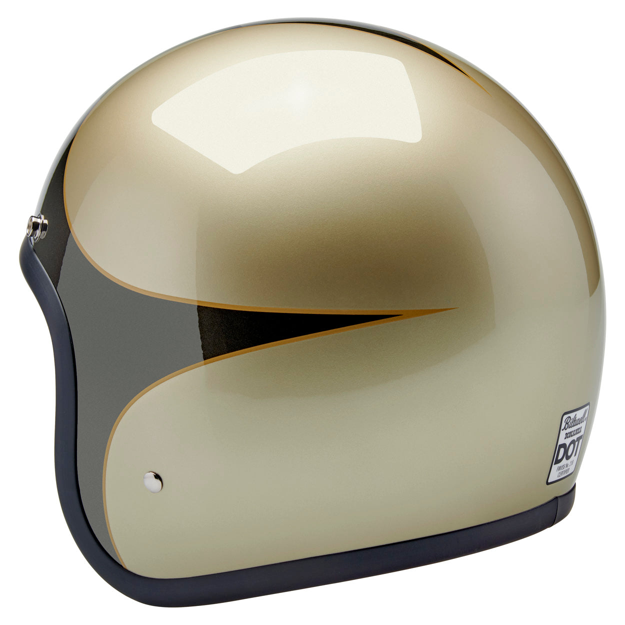 Casco Biltwell bonanza Scallop - Metallic Charcoal/Champagne