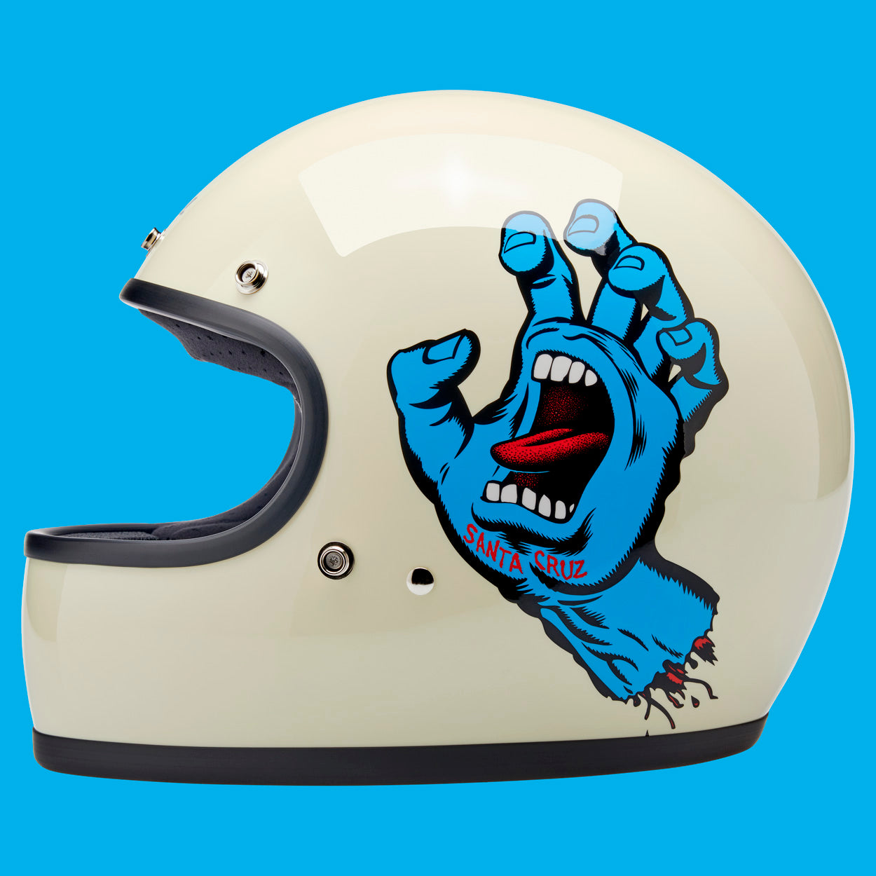 Casco gringo santa cruz ECE hand view