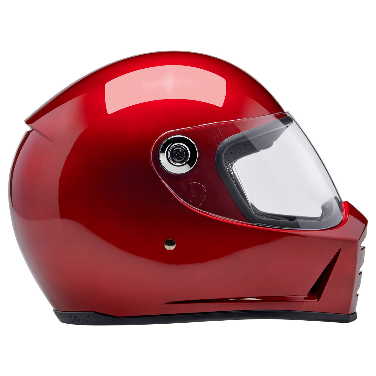 Casco Biltwell Lane Splitter - rojo cereza metalico