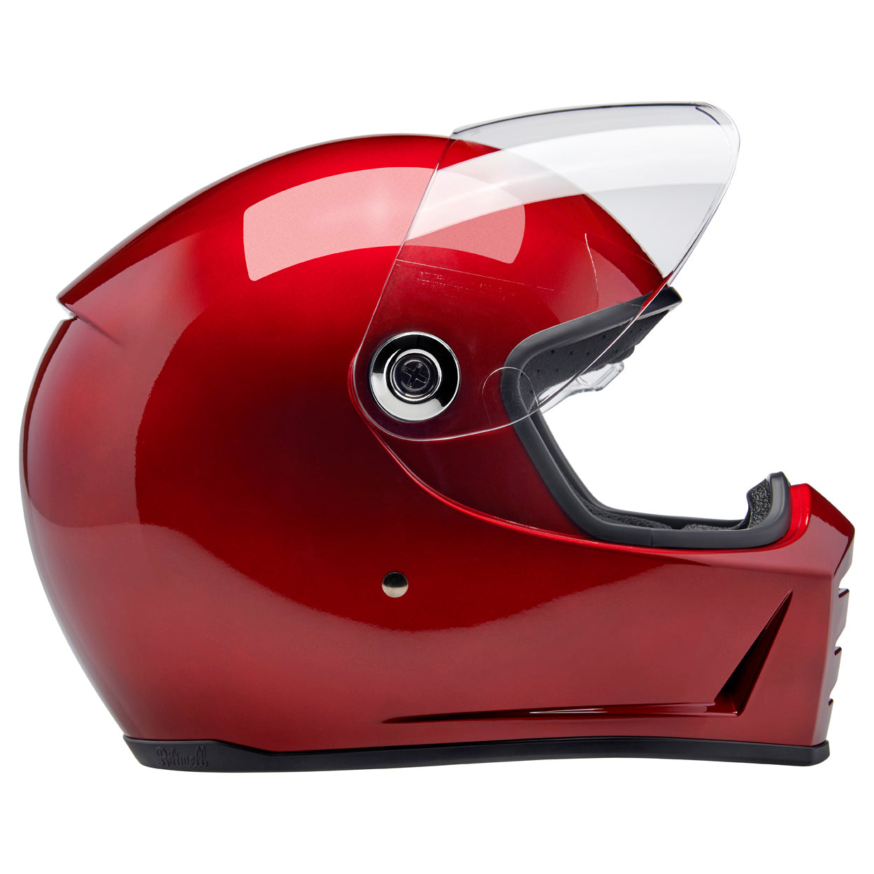Casco Biltwell Lane Splitter - rojo cereza metalico