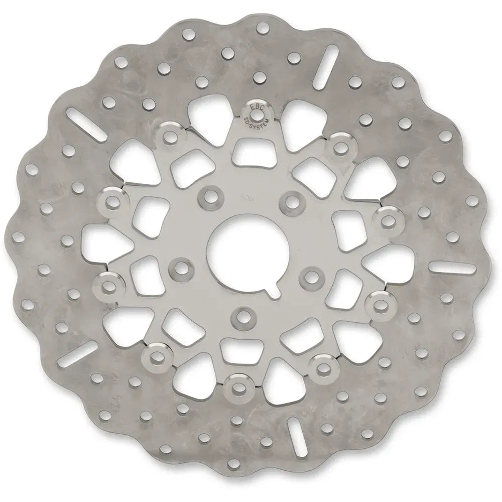 Rotor de freno delantero de acero inoxidable serie FSD para Big Twins - Rotor de freno - Soporte pulido