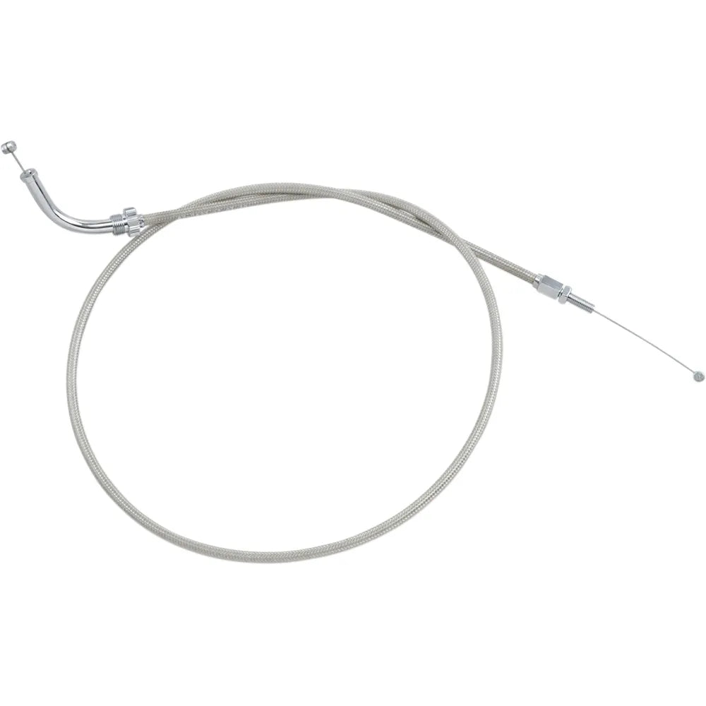 Throttle Cable - Push - Honda - Stainless Steel