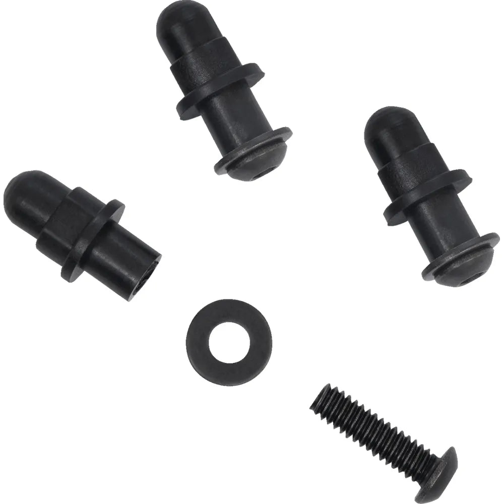 Juego de tornillos para parabrisas Batwing - Juego de tornillos - Batwing - Negro