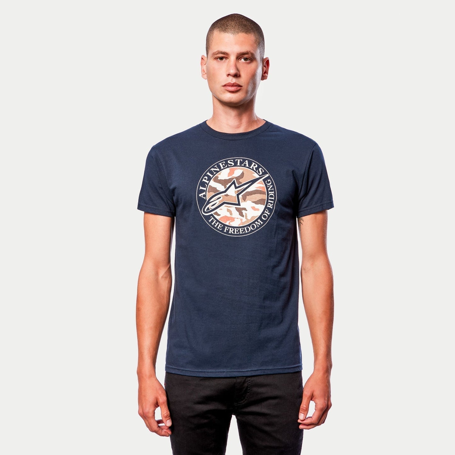 Playera Alpinestars Dot Camo - Azul