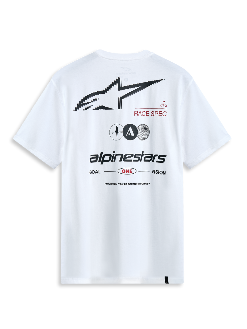 Playera Alpinestars Asym CSF - blanco