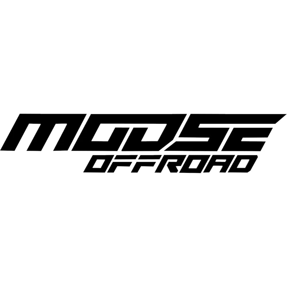 Calcomanía de alce - Calcomanía - Moose Corporate Stacked - Negro - Paquete de 10