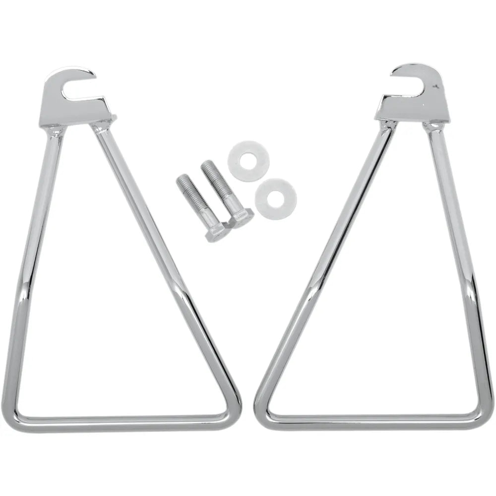 Soportes para alforjas cromo