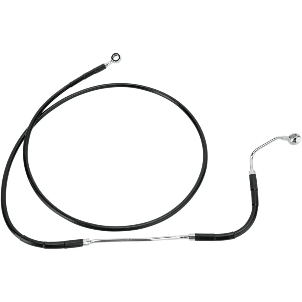 Brake Line - Front - Black - +8" ABS