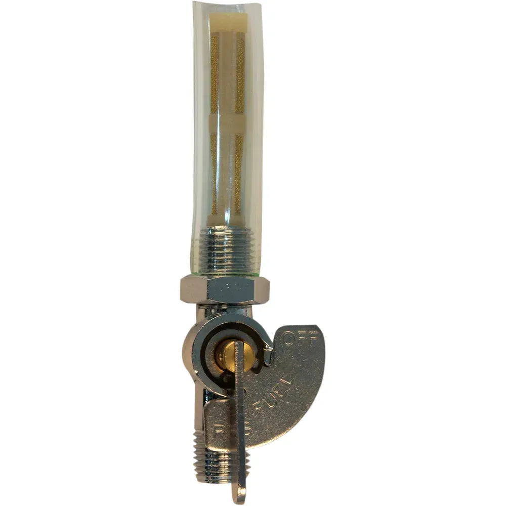 Petcock with Indicator and Locknut - 1/4" X 1/4"