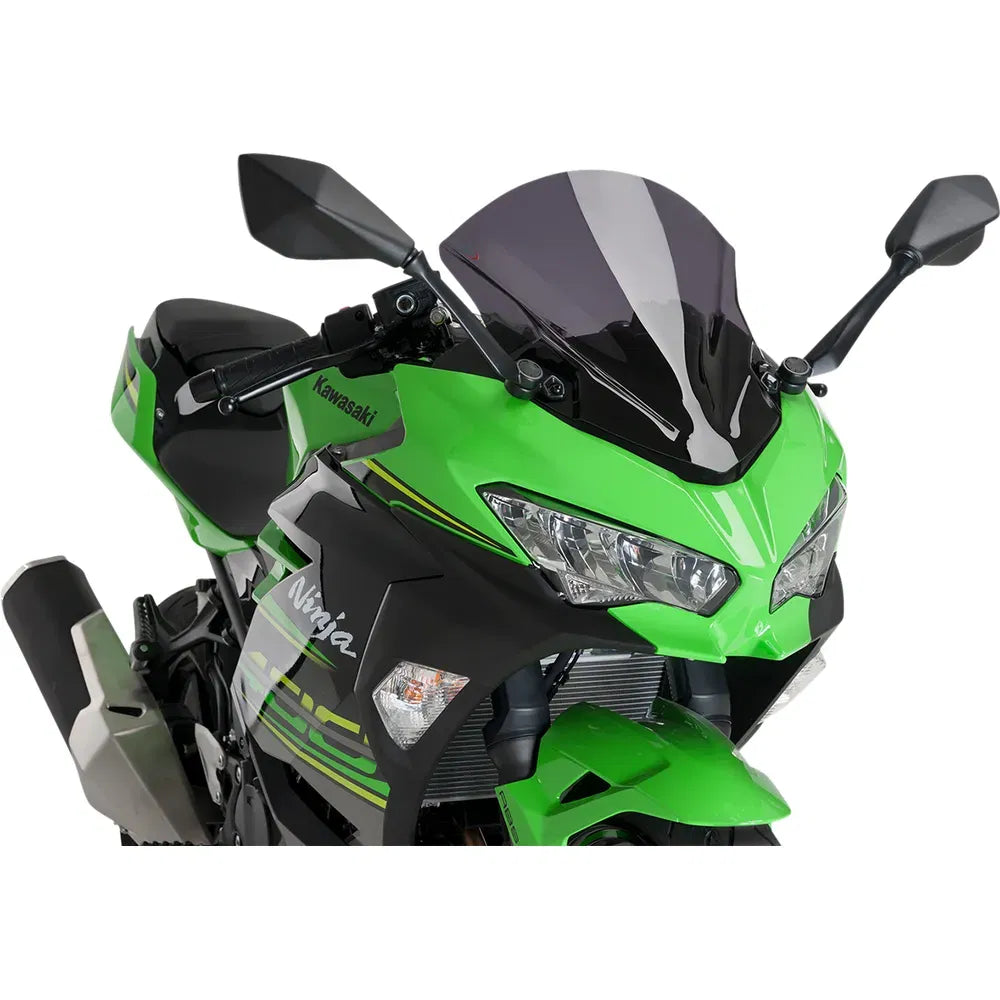 Parabrisas Z-Racing - Parabrisas de carrera - 15-3/4" - Ahumado oscuro - Kawasaki