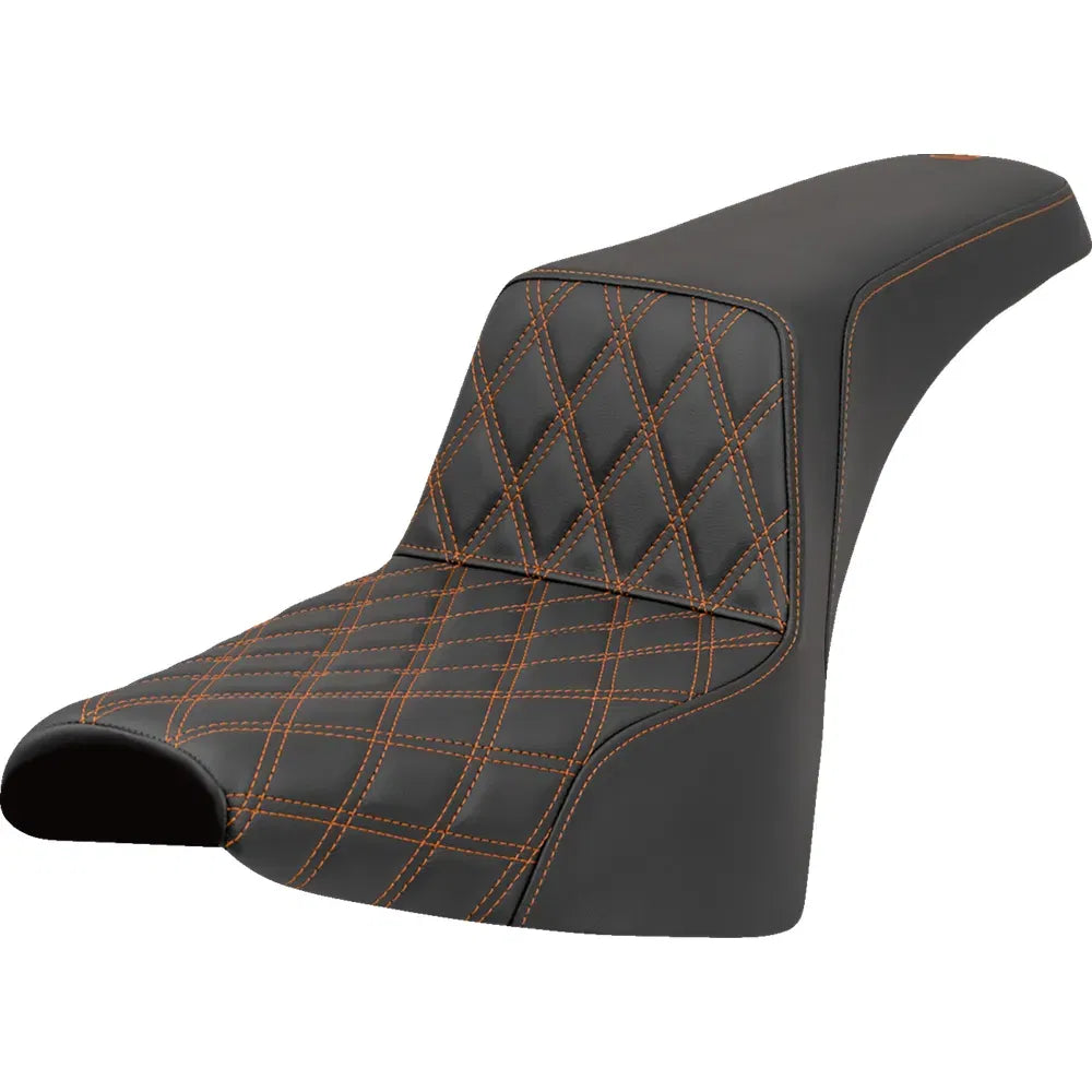 Asiento elevado con costura de celosía - Asiento elevado - Costura de celosía delantera - Costura naranja - FXST/FXBB '18-'25