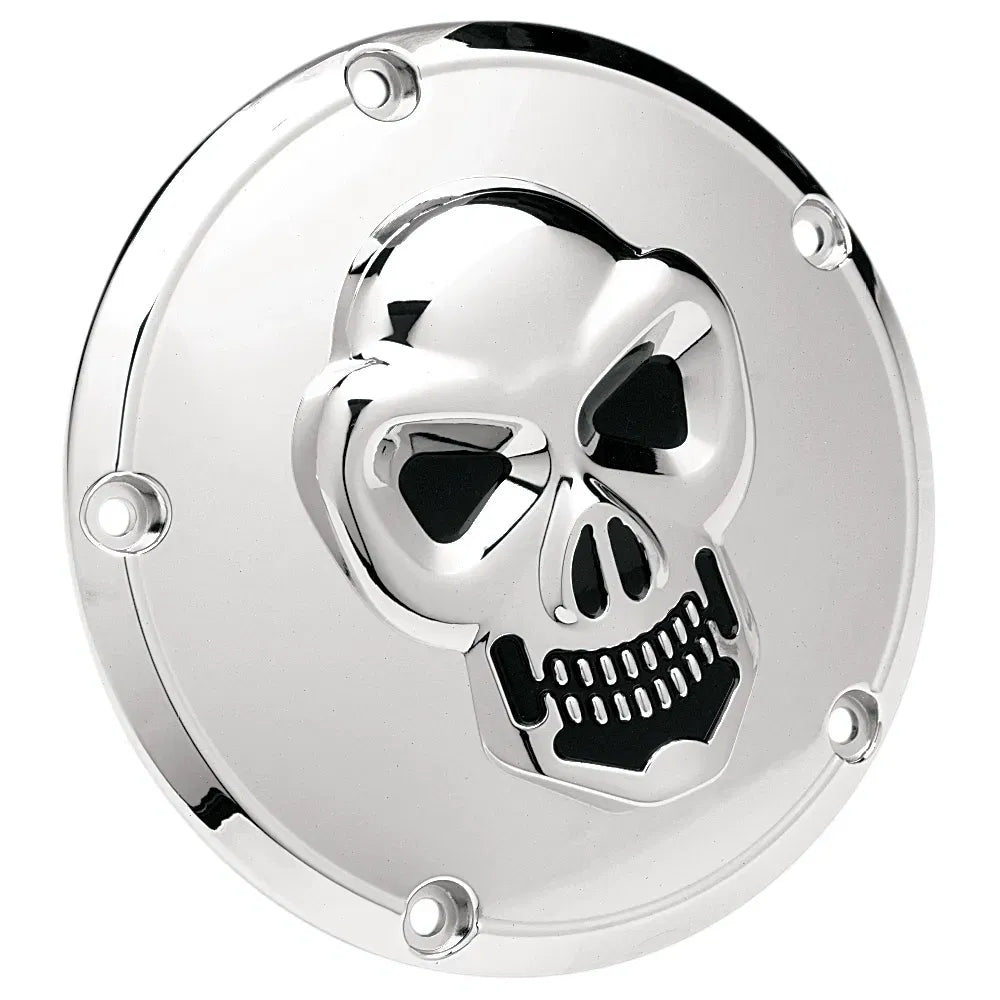 Skull Derby Cover - Chrome - 5 Hole