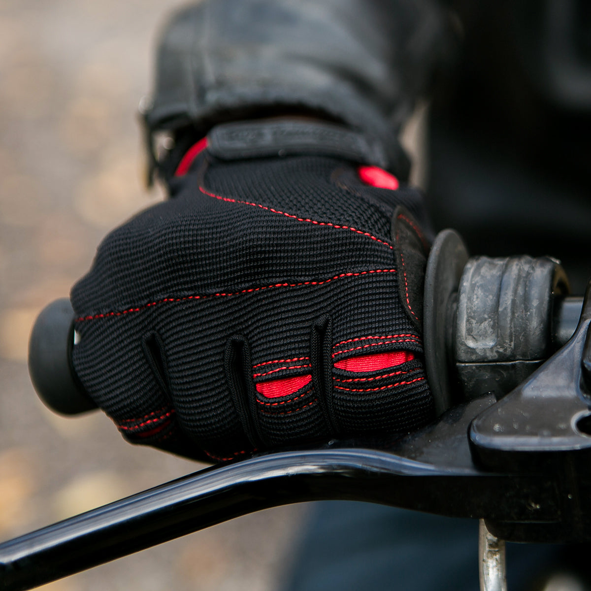 Guantes Biltwell Moto - Negro/Rojo