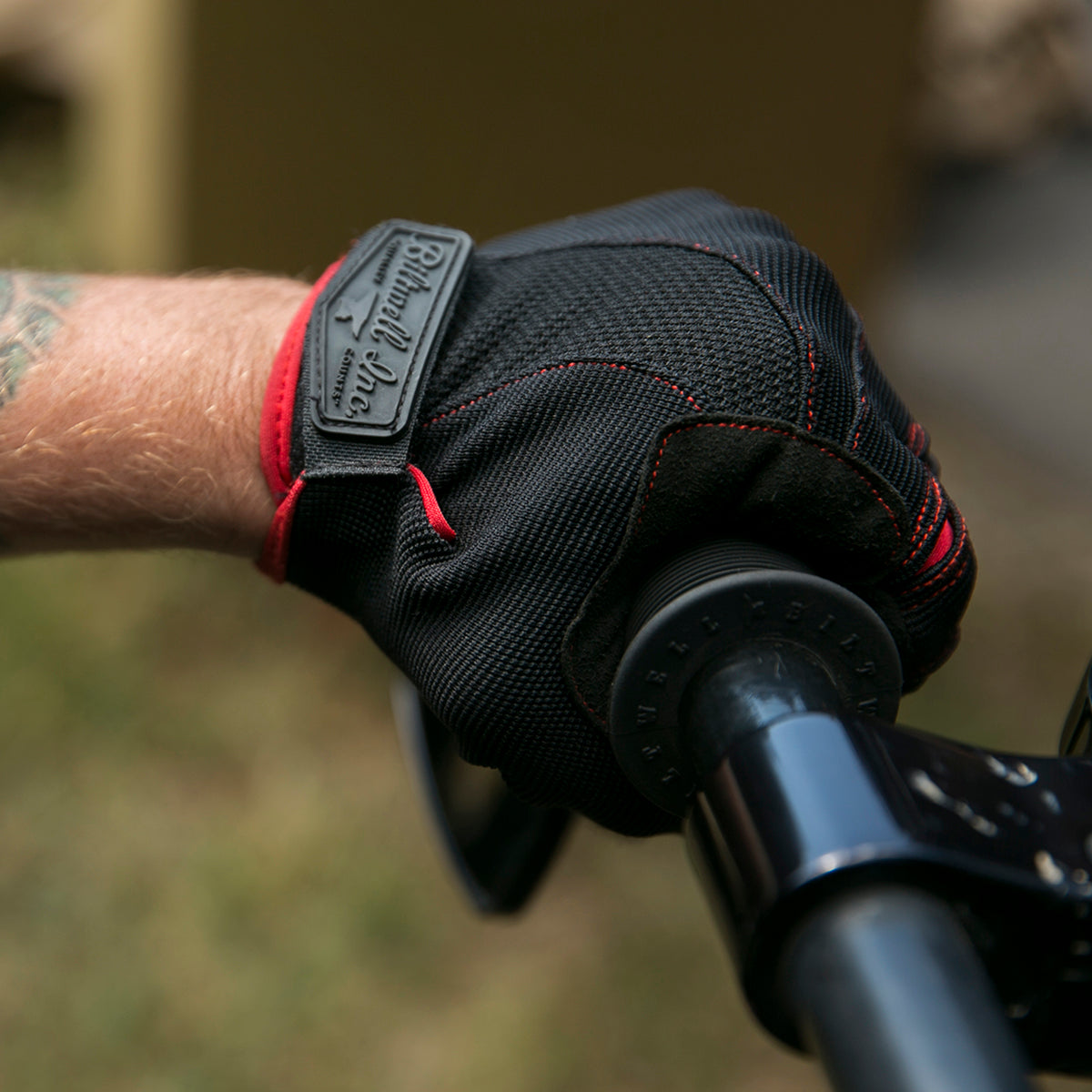 Guantes Biltwell Moto - Negro/Rojo