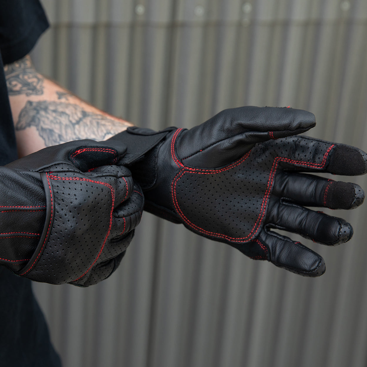 Guantes Biltwell Borrego - redline