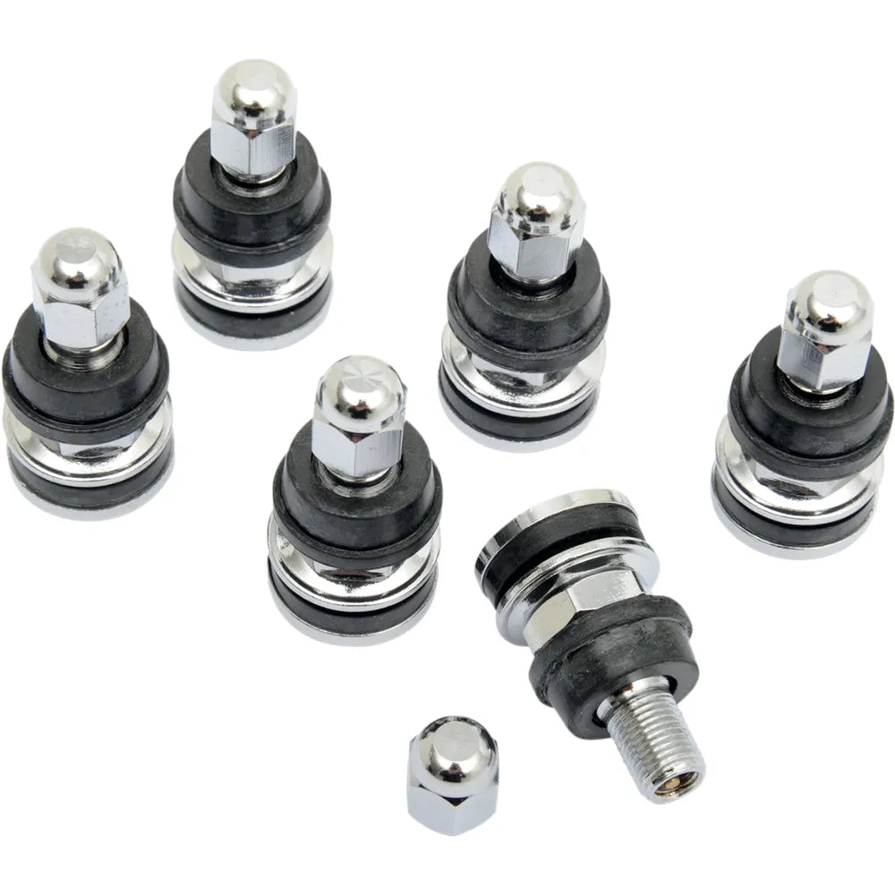 Valve Stem - Metal - 14mm - 6 Pack