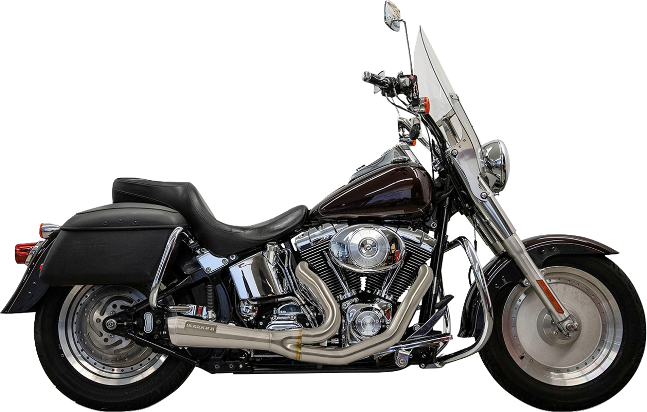 Sistema de escape Ripper 2 en 1 - Sistema de escape Ripper 2 en 1 - Corto - Inoxidable - Softails Twin Cam